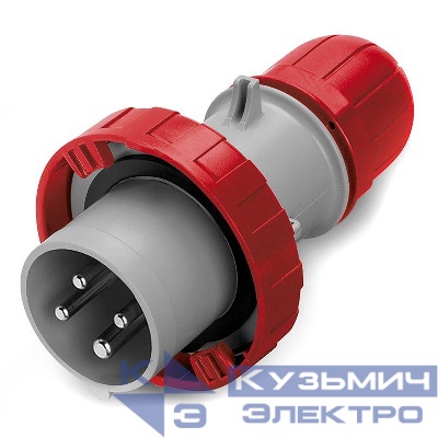 Вилка эл. каб. 32А 3P+E 400В IP67 DKC DIS2183236