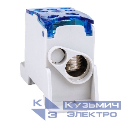 Блок распределительный на DIN-рейку OptiKit РБД-160А на DIN-рейку КЭАЗ 351071