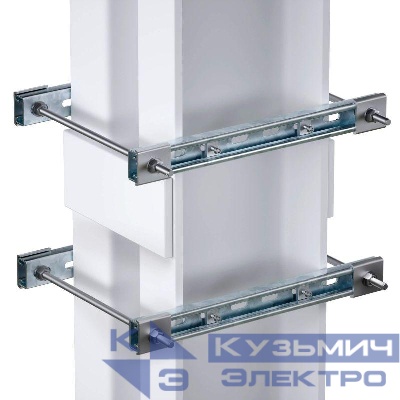 Комплект монтажных профилей обжимной тип 1 обхват конструкции 250х440мм для крепления 1 оболочки(ек) одного типоразмера с видом защиты Ex e гор. оцинк. DKC EX-TR0305