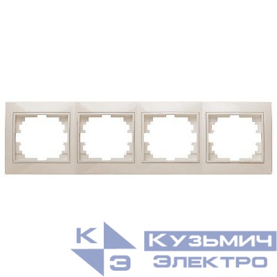 Рамка 4-м СП Plano 1-504-02 гор. сл. кость Intro Б0027630