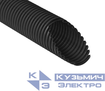 Труба гофрированная одностенная ПНД d110/95.2мм черн. (уп.50м) Ruvinil Т1-КЛ0-110(50)