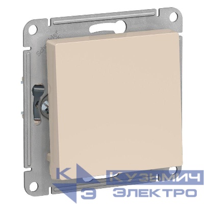 Выключатель 1-кл. СП AtlasDesign 10А IP20 (сх. 1) 10AX с самовозвратом механизм беж. SE ATN000215