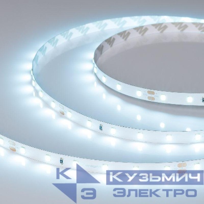 Лента светодиодная RT-A60-8mm 24В Ice Blue 4.8Вт/м IP20 (уп.5м) Arlight 055376