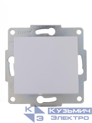 Выключатель 1-кл. 1п СП Karina 10А IP20 механизм бел. LEZARD 707-0288-100