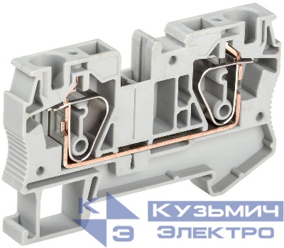 Клемма пружинная КПИ 2в-6 57А сер. IEK YZN11-006-K03