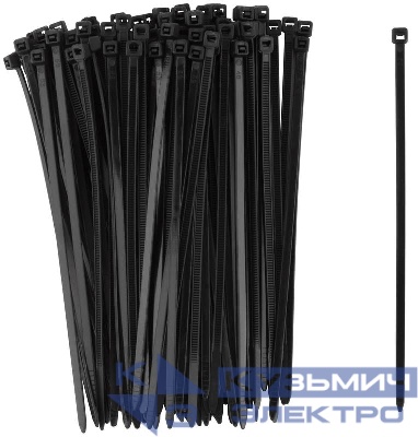 Хомут для проводов 3.6х150мм нейлон. черн. (уп.100шт) FIT 60348