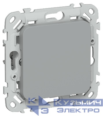 Заглушка СП FLITE ЗГ-ФлС с суппортом механизм сер. IEK FI-PL10-K03