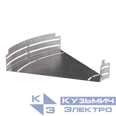 Угол для лотка горизонтальный изменяемый 0-45град. 400х80 Стандарт Промрукав PR16.0995