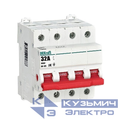Выключатель-разъединитель ВН-105 ВН105-4P-032A DEKraft 17096DEK