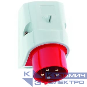 Вилка настенная 32А 5п 6ч 400В IP44 Bals 24413