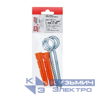 Шуруп-кольцо 8х80 с универс. дюбелем 12.0х71 (уп.2шт) Tech-Krep/Zitar 109502