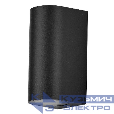 Светильник DH023 GU10 230В MR11 садово-парковый на стену черн. FERON 51308