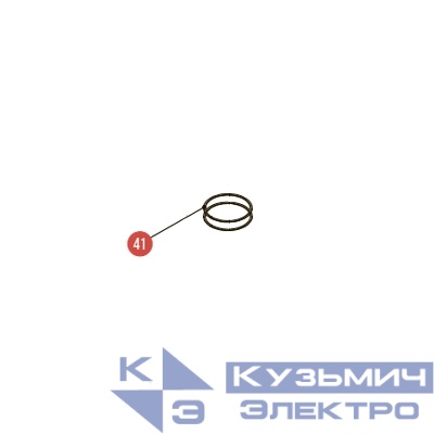 Запчасть №41 для Hybest GSR40A. Маслосъемное кольцо для бойка