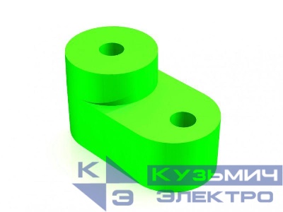 Изолятор угловой для нулевой шины зел. DEKraft 32255DEK