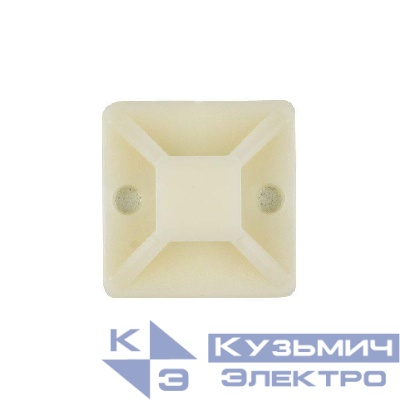 Площадка самоклеящаяся 20х20мм бел. (уп.100шт) EKF plc-20x20