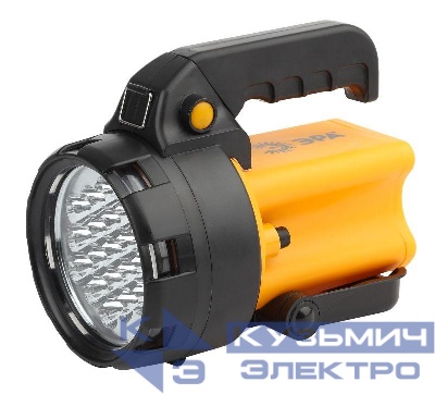Фонарь-прожектор аккумуляторный Альфа PA-602 19LED литиевый аккум. 3А.ч ЗУ 220В + 12В (инд. упак.) Эра Б0031033