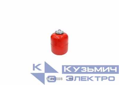 Бак расширительный вертикальный RV 8л красн. (90шт/пал) VALFEX VF.RV.0008