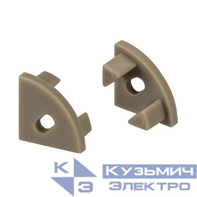 Заглушка SL-KANT-H11 OLIVE GREY c отверстием пластик Arlight 038368