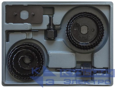 Набор пил круговых 22; 41; 54; 57; 60; 64; 67мм кейс (7 предметов) КУРС 36735