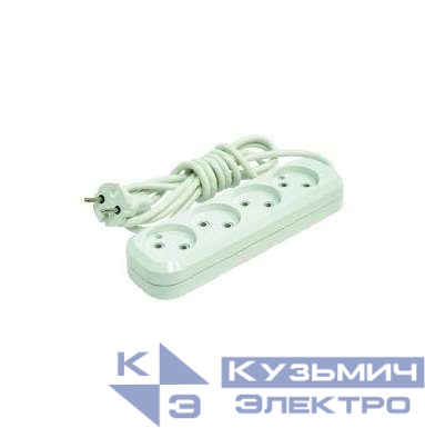 Удлинитель 4х2м без заземл. 10А IP20 Makel MGP142