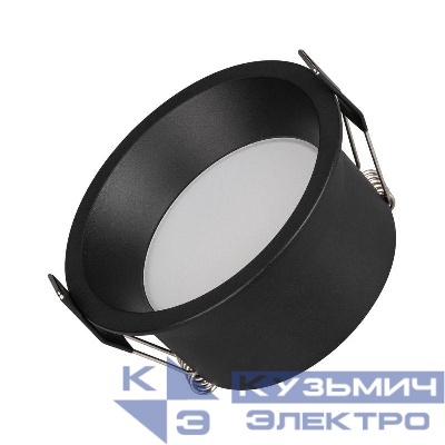 Светильник светодиодный MS-BREEZE-BUILT-R104-12W Day4000 BK 85 deg IP20 230В металл Arlight 035612