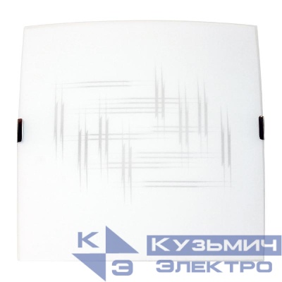 Светильник НПБ 09-60-003 М83 "Элегант" 300х300 матов. бел./клипсы штамп метал. (инд. упак.) Элетех 1005205729