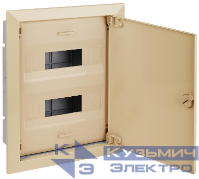 Щиток СП Тусо 24мод. с метал. двер. 430х325х103мм беж. Ruvinil 68124МБЖ