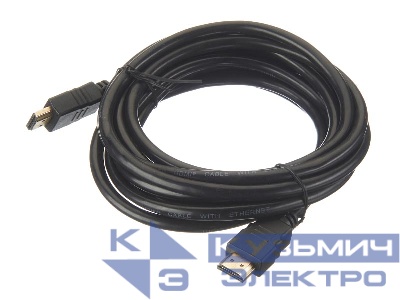 Шнур аудио-видео HDMI-HDMI 2.0 цвет: золото (3,0м), NETKO Optima