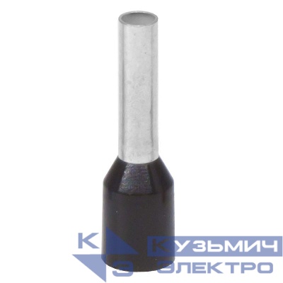 Наконечник-гильза с изолирован. фланцем для жилы 1.5кв.мм длина контактн. части 8мм черн. DKC IF1.5-08BK