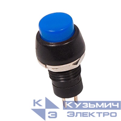 Выключатель-кнопка 250В 1А (2с) ON-OFF син. Micro (PBS-20А) Rexant 36-3071
