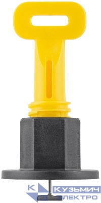 Система выравнивания плитки многоразовая зажимы 50шт гайки 50шт ширина шва 2.0мм FIT 16800