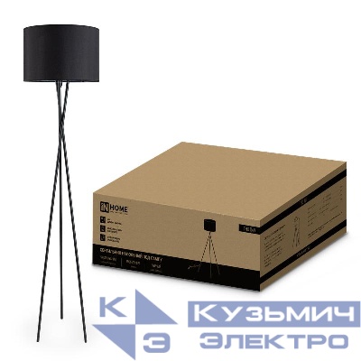 Светильник ТНО 04Ч 60Вт E27 230В торшер напольн. под лампу на основании черн. IN HOME 4690612048239