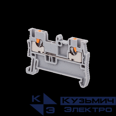 Клемма push-in проходная 1.5кв.мм сер. MTP-1.5 ОВЕН 136780