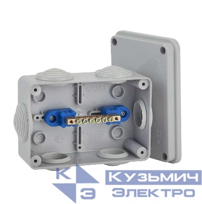 Коробка распределительная ОП 120х80х50мм IP55 Ruvinil 67051УП