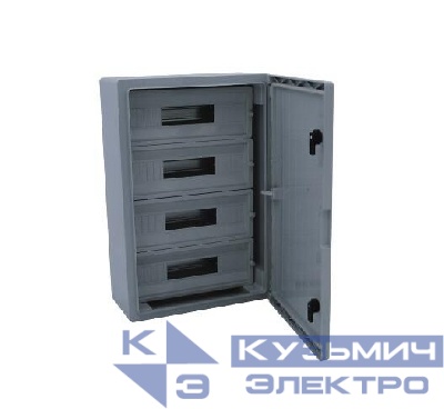 Корпус щита распределительного 400х600х200мм Din-рейки 68M (4х17) навесной пластик Cetinkaya Pano CP5105