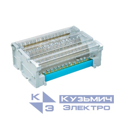 Блок распределительный 4p 11х6мм на DIN-рейку DKC BD125154