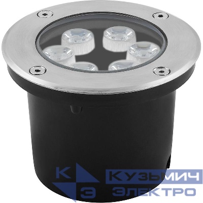 Светильник SP4112 6Вт 2700К IP67 120хH90мм 6LED внутр. d90мм тротуарный FERON 32015