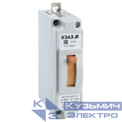 Выключатель автоматический 6.3А 6Iн ВА21-29-140010 У3 240В DC КЭАЗ 102661