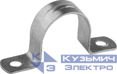 Скоба металлическая 2-лапковая d31-32 мм "УП" EOL