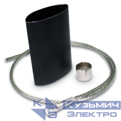 Комплект заземления металлорукава в изоляции термоусаживаемый КЗМТ 500 (8-12) ГОФРОМАТИК zeta50374