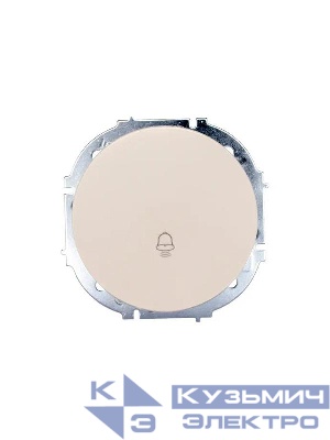 Кнопка звонка СП OSEN механизм сл. кость LEZARD 743-9088-103