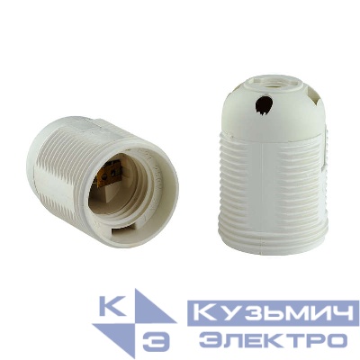 Патрон подвесной E27 фигур. бел. DUWI 24526 1