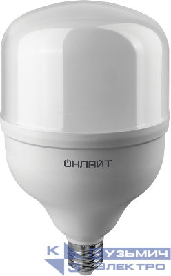 Лампа светодиодная высокомощная 82 905 OLL-T125-50-230-865-E27Е40 50Вт 6500К холод. бел. E27/E40 3500лм 176-264В ОНЛАЙТ 82905