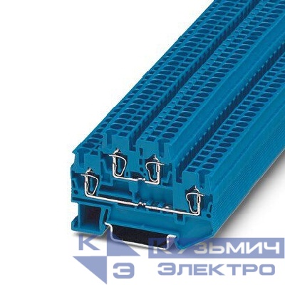 Клемма пружинная двухъярусная KH3 2.5-2Y-C СТЭЗ 10100011