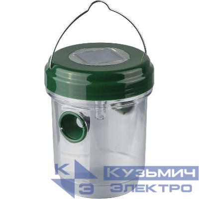 Отпугиватель 93 852 NMK-101 (ловушка для ос) IP44 на солнечной батарее зел./прозр. NAVIGATOR 93852