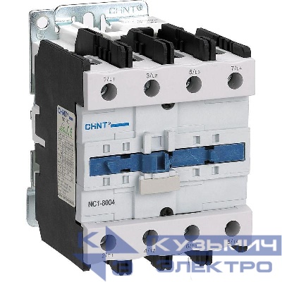 Контактор NC1-8011 80А кат. 230В AC 1НО+1НЗ AC-3 (R) CHINT 222935