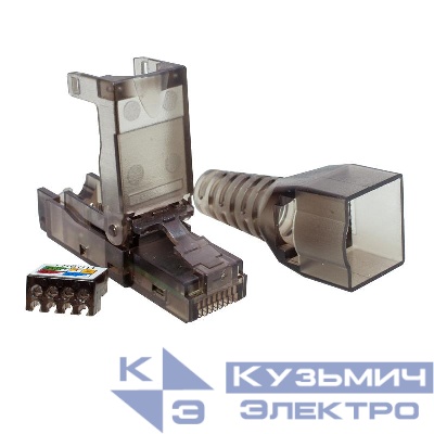 Коннектор RJ45 (8P8C) UTP кат.6A без инструментальный SUPRLAN 10-0239
