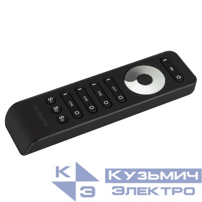 Пульт SMART-R33-DIM Black (4 канала 2.4G) (IP20 пластик) Arlight 032941