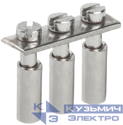Перемычка центральная для КВИ-6кв.мм 3PIN IEK YZN30Q-006-3P