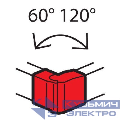 Угол внешний 160х50мм METRA Leg 638092